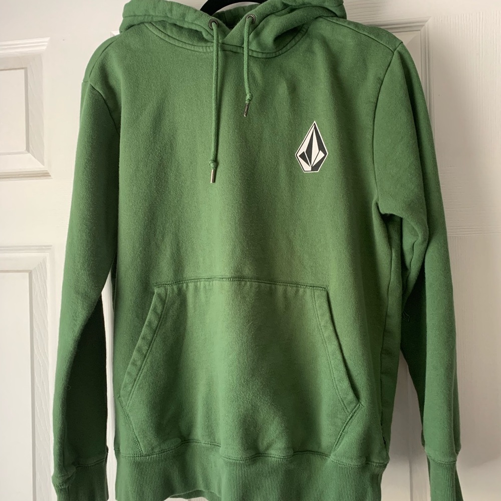 Men’s Small Green Volcom stones sweatshirt/hoodie.